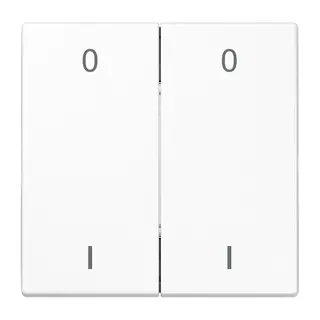 Jung EnOcean Funk-Wandsender 4-kanalig, Symbole 0 I, Serie LS, alpinweiß ENOLS995-01WW