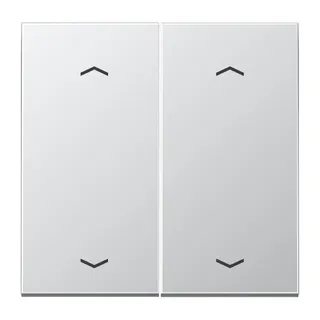 Jung EnOcean Funk-Wandsender 4-kanalig, mit 4 Pfeilsymbolen, Serie LS, Aluminium ENOAL2995MP-L