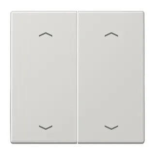 Jung EnOcean Funk-Wandsender 4-kanalig, mit 4 Pfeilsymbolen, Serie LS, lichtgrau ENOLS995MPLG