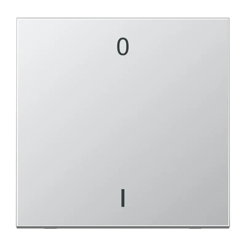 Jung EnOcean Funk-Wandsender 2-kanalig, Symbole 0 I, Serie LS, Aluminium ENOAL2990-01-L