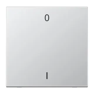 Jung EnOcean Funk-Wandsender 2-kanalig, Symbole 0 I, Serie LS, Aluminium ENOAL2990-01-L