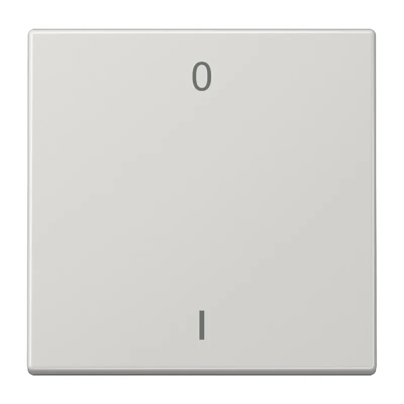 Jung EnOcean Funk-Wandsender 2-kanalig, Symbole 0 I, Serie LS, lichtgrau ENOLS990-01LG