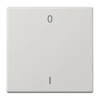 Jung EnOcean Funk-Wandsender 2-kanalig, Symbole 0 I, Serie LS, lichtgrau ENOLS990-01LG