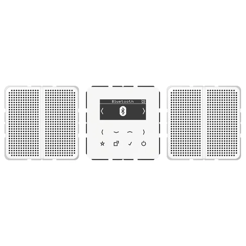 Jung Smart Radio DAB+ Bluetooth®, Set Stereo, Serie CD, alpinweiß DABCD2BTWW