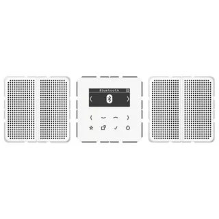 Jung Smart Radio DAB+ Bluetooth®, Set Stereo, Serie CD, alpinweiß DABCD2BTWW