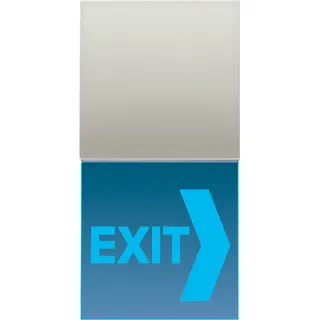 Jung LED-Lichtsignal "Hinweis", blau, Serie LS, Edelstahl (lackiertes Aluminium) ES2539N71LEDB