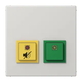 Jung Notrufsystem Dienstzimmereinheit, Serie LS, lichtgrau NRSLS0834DZELG