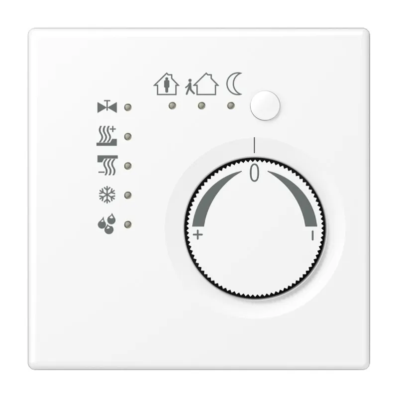 Jung KNX Stetigregler mit integrierter Tasterschnittstelle 4fach, Serie LS, schneeweiß matt LS2178TSWWM