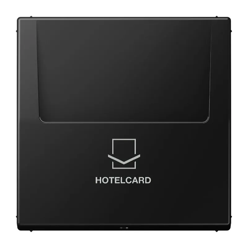 Jung Hotelcard-Schalter (ohne Taster-Einsatz), Hotelcard, Serie LS, graphitschwarz matt LS590CARDSWM