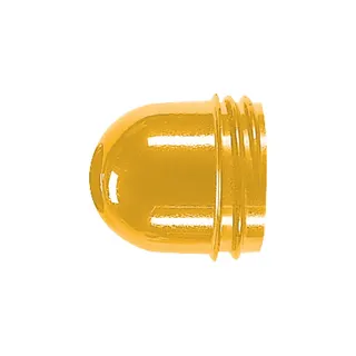 Jung Schraubhaube hoch, für Leuchtmittel mit max. 54 mm Gesamtlänge, Thermoplast, gelb 37GE