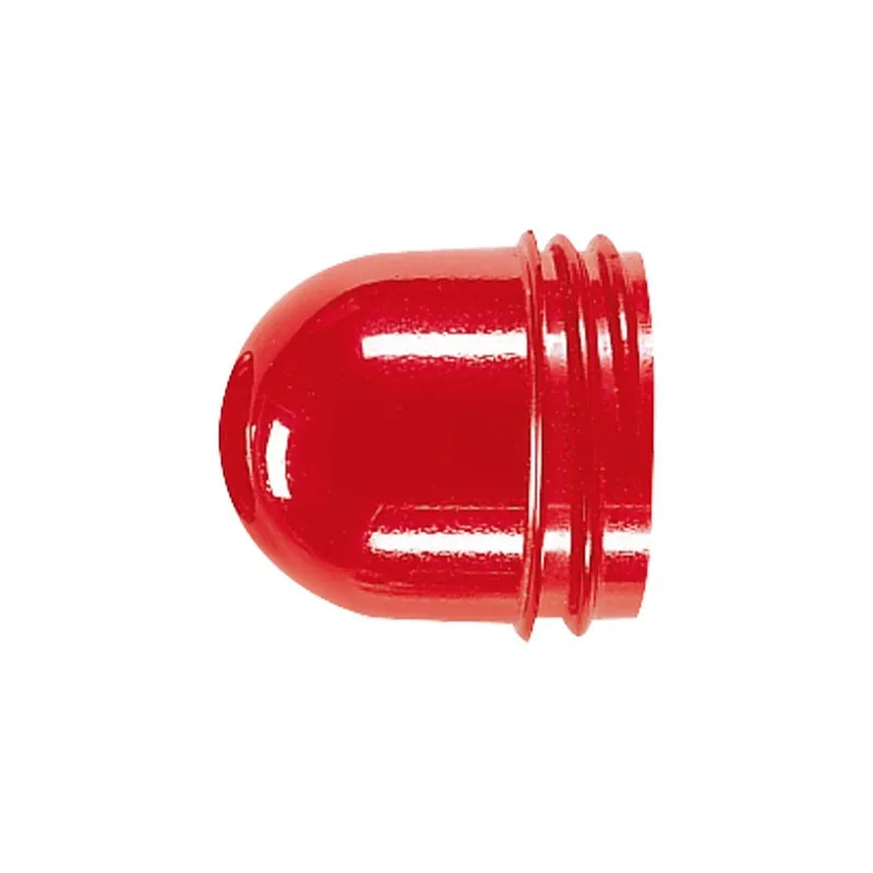 Jung Schraubhaube hoch, für Leuchtmittel mit max. 54 mm Gesamtlänge, Thermoplast, rot 37R