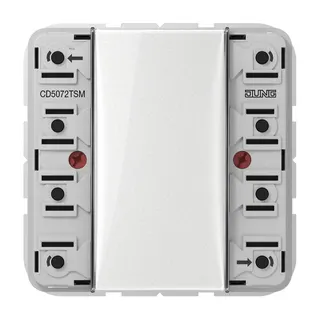 Jung KNX Tastsensor-Modul Standard Standard, 2fach, F50, Serie CD CD5072TSM