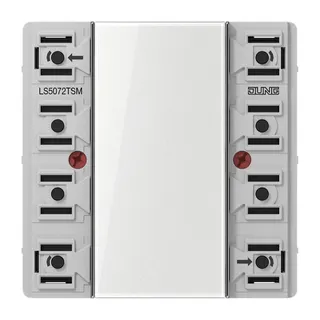 Jung KNX Tastsensor-Modul Standard Standard, 2fach, F50, Serie LS LS5072TSM