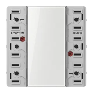 Jung KNX Tastsensor-Modul Standard Standard, 3fach, F50, Serie LS LS5073TSM
