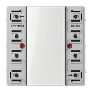Jung KNX Tastsensor-Modul Standard Standard, 4fach, F50, Serie LS LS5074TSM