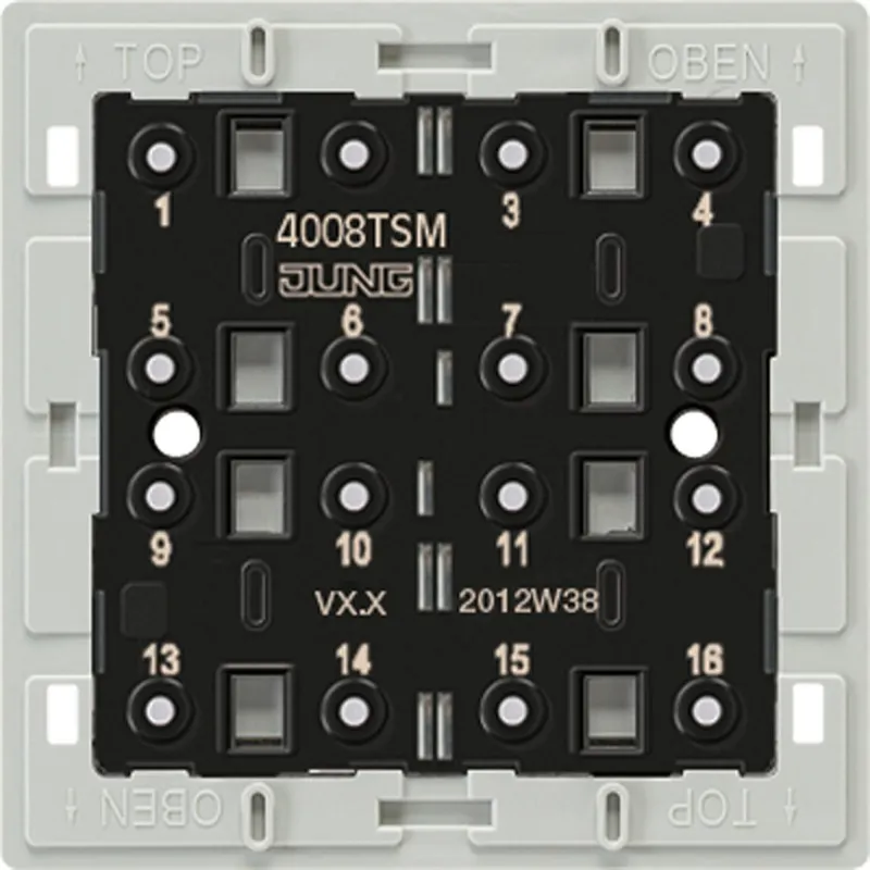 Jung Tastsensor-Modul 4fach, JUNG 2-Draht-Bus, F40 4008TSM