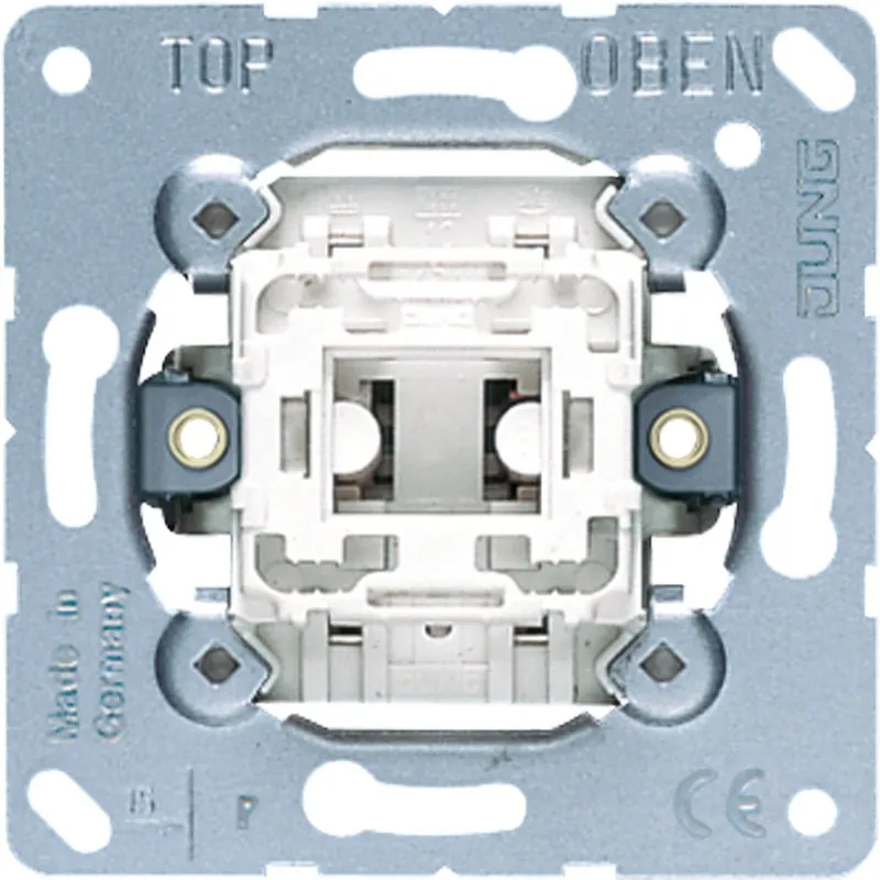 Jung Wippschalter, 10 AX 250 V ~, Kreuz, ohne Krallen 507EU