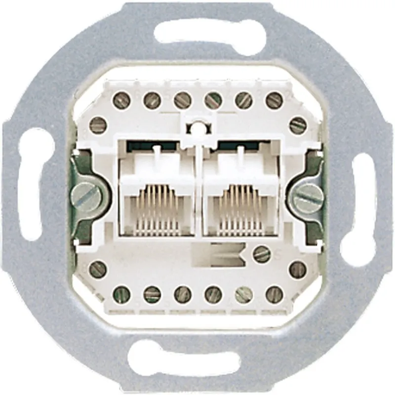 Jung IAE/UAE-Anschlussdose für 2 Terminals (getrennt) UAE8-8UPO