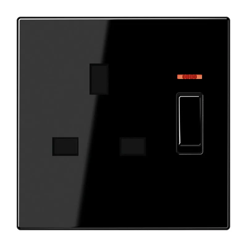 Jung Abschaltbare Steckdose, British Standard, 13 A 250 V ~, Schraubklemmen BS 1363-1, 4 mm2, LS3171KOSW