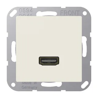 Jung Multimedia-Anschlusssystem HDMI, Serie AS, weiß MAA1112