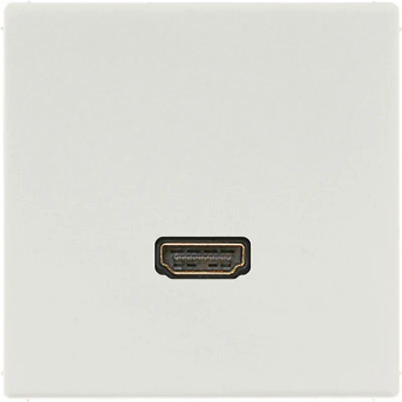 Jung Multimedia-Anschlusssystem HDMI, Serie LS, lichtgrau MALS1112LG