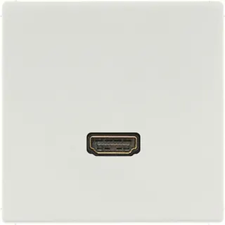 Jung Multimedia-Anschlusssystem HDMI, Serie LS, lichtgrau MALS1112LG