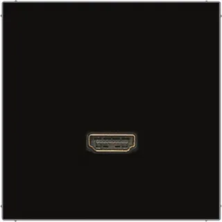 Jung Multimedia-Anschlusssystem HDMI, Serie LS, schwarz MALS1112SW