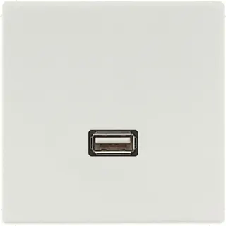 Jung Multimedia-Anschlusssystem USB 2.0, Serie LS, lichtgrau MALS1122LG