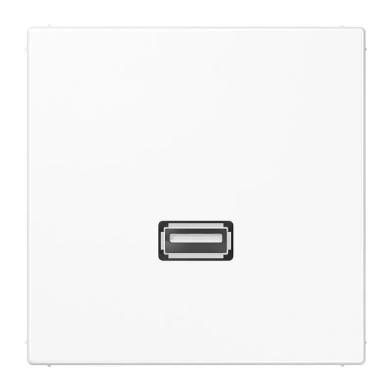Jung Multimedia-Anschlusssystem USB 2.0, Serie LS, alpinweiß MALS1122WW