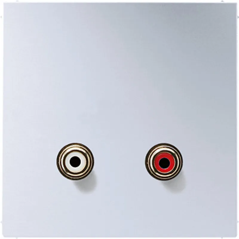 Jung Multimedia-Anschlusssystem Cinch Audio, Serie LS, Aluminium MAAL1021