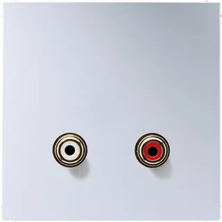 Jung Multimedia-Anschlusssystem Cinch Audio, Serie LS, Aluminium MAAL1021