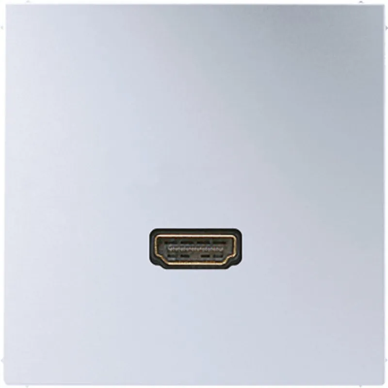 Jung Multimedia-Anschlusssystem HDMI, Serie LS, Aluminium MAAL1112
