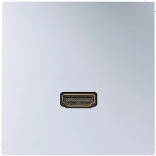 Jung Multimedia-Anschlusssystem HDMI, Serie LS, Aluminium MAAL1112