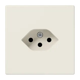 Jung Einfach-Steckdose, Schweizer Norm, Typ 13, Serie LS, weiß LS1520-13SEV