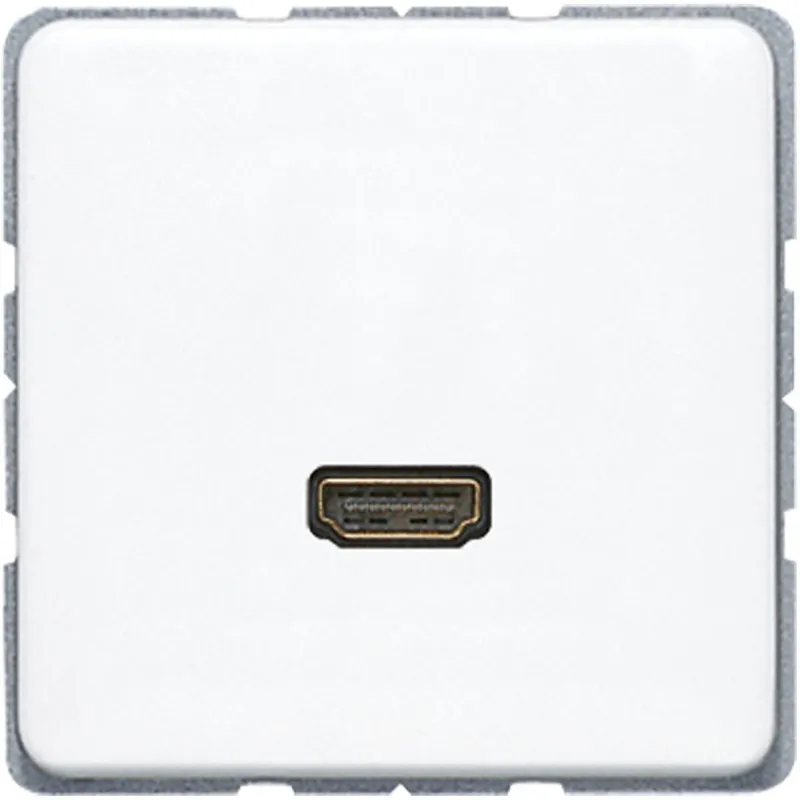 Jung Multimedia-Anschlusssystem HDMI, Serie CD, alpinweiß MACD1112WW