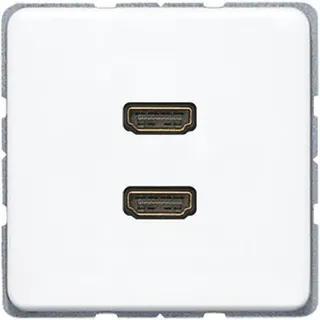 Jung Multimedia-Anschlusssystem 2 x HDMI, Serie CD, alpinweiß MACD1133WW