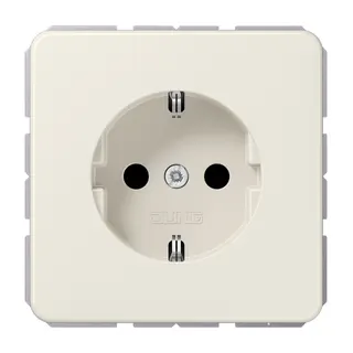 Jung SCHUKO Steckdose, 16 A 250 V ~, Schraubklemmen, Duroplast, Serie CD, weiß CD1521