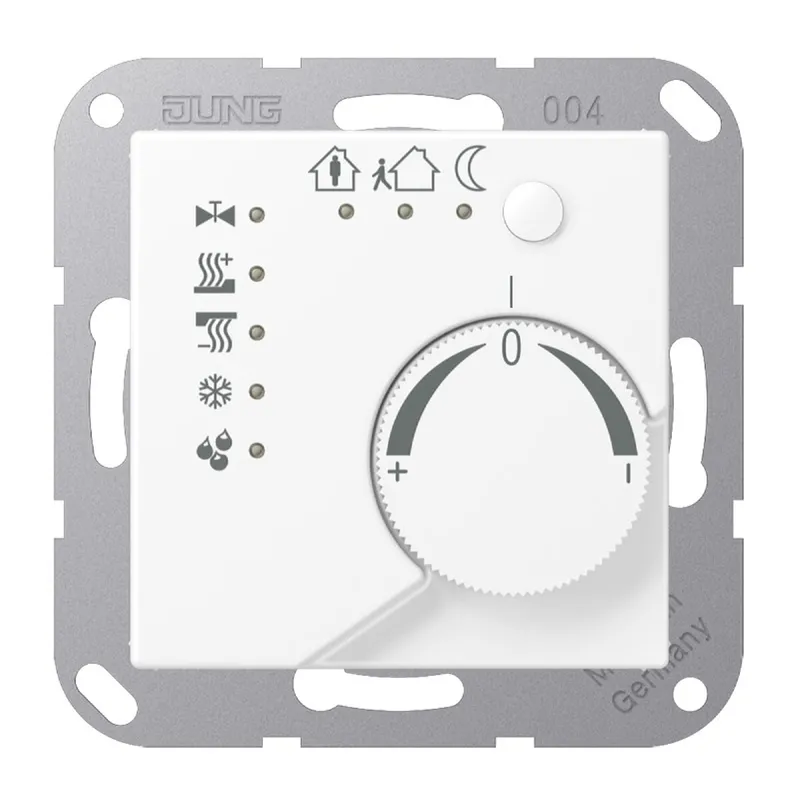 Jung KNX Stetigregler mit integrierter Tasterschnittstelle 4fach, Serie A, schneeweiß matt A2178TSWWM