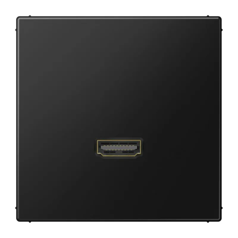 Jung Multimedia-Anschlusssystem HDMI, Serie LS, graphitschwarz matt MALS1112SWM