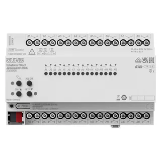 Jung KNX Schaltaktor 16fach, KNX Jalousieaktor 8fach, Secure 230161SR
