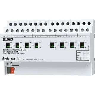 Jung KNX Schaltaktor 8fach C-Last 2308.16REGCHM