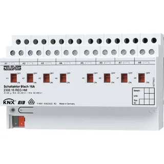 Jung KNX Schaltaktor 8fach REG 2308.16REGHM