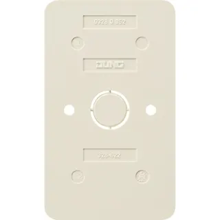 Jung Bodenplatten für die Serie AP 600 2fach, für Zweifach-Steckdosen Art.-Nrn.: 6020 A .., 6020 KIA .., AP 600, weiß 328-622