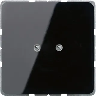 Jung Blind-Abdeckung (geschraubt), Duroplast, Serie CD, schwarz CD561BSW