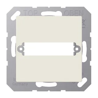 Jung Abdeckung für 1 D-Subminiatur-Steckverbinder, 25 polig, Serie AS, weiß A594-125