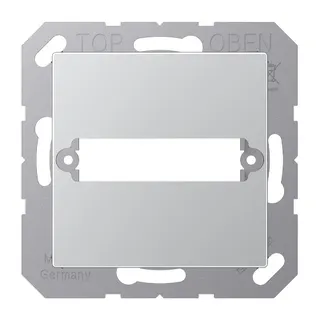 Jung Abdeckung für 1 D-Subminiatur-Steckverbinder, 25 polig, Serie A, aluminium A594-125AL