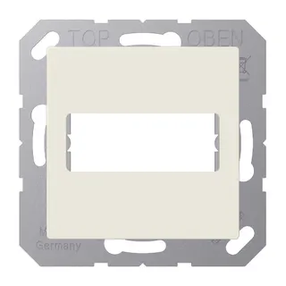 Jung Abdeckung für 1 D-Subminiatur-Steckverbinder, 9-/15-polig, Serie AS, weiß A594-1915