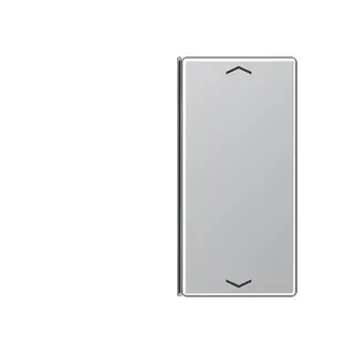 Jung Taste 2fach, mit Pfeilsymbolen, F40, Serie A, aluminium A402TSAPAL