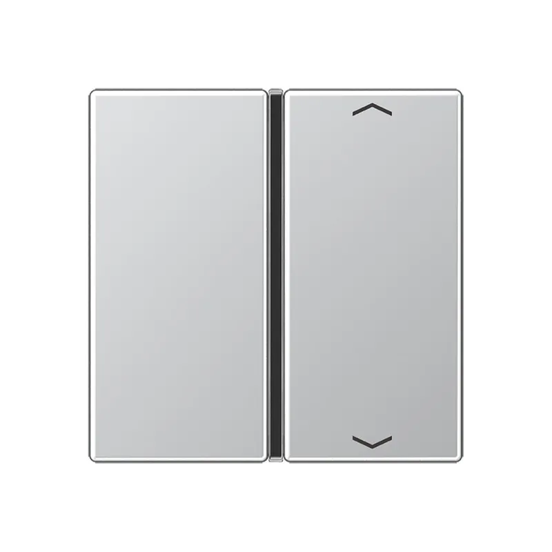 Jung Taste 1fach, mit Pfeilsymbolen, F40, Serie A, aluminium A401TSAPAL