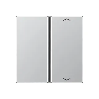 Jung Taste 1fach, mit Pfeilsymbolen, F40, Serie A, aluminium A401TSAPAL
